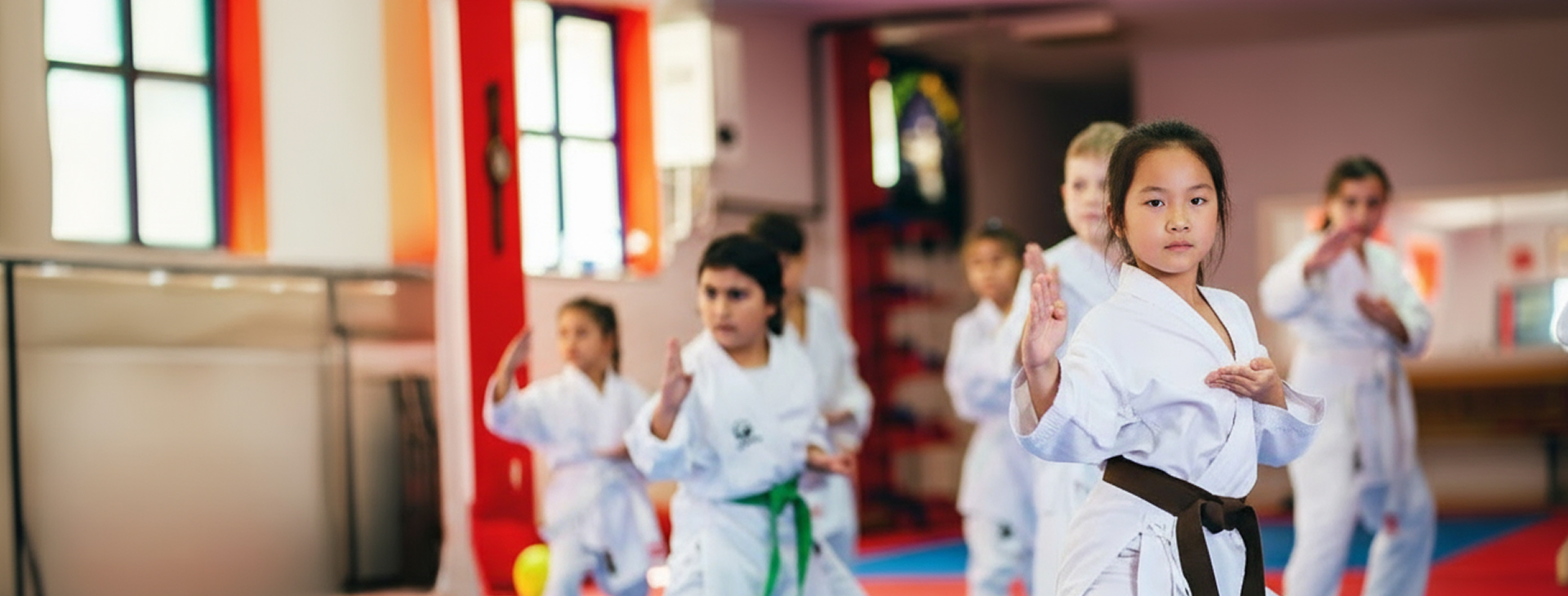 Martial arts studio hero banner