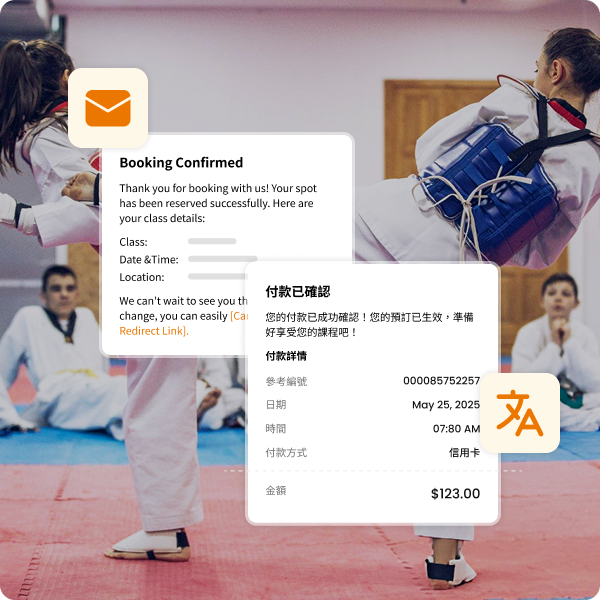 Email confirmation experience