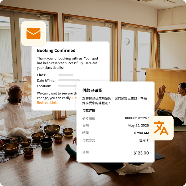 Email confirmation experience