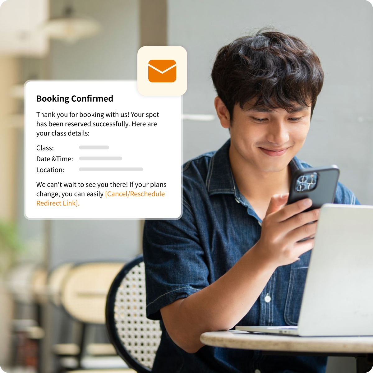 Email confirmation preview