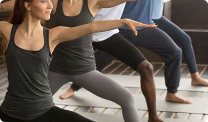 Person relaxing without devices