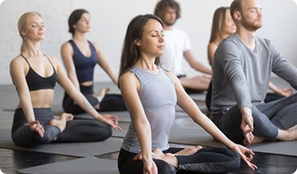 Client completing a pre-session form